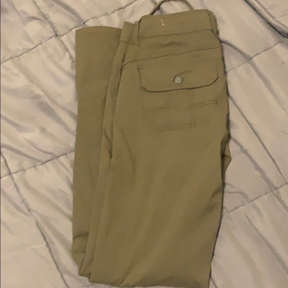 Prana Haley Pant size 0 olive green